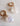 Glass charm earring