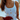 Beaded charm fashion top
