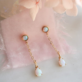 opal earrings