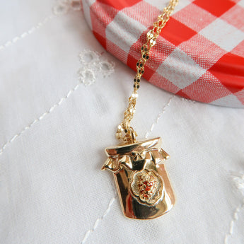 Strawberry jar necklace