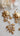 Gold leaf earrings