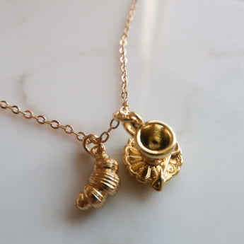 Croissant necklace