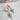 Blue zirconia star earrings