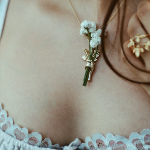 Gold Hand Necklace