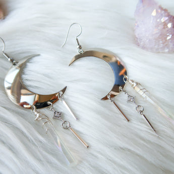 Vintage moon earring