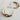 Crescent hoop earrings