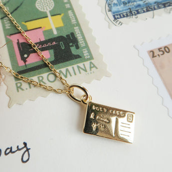 Envelope Heart Necklace
