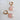 Iridescent peach earrings