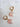 Spiral glass earrings