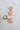 Peach glass earrings