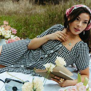 Gingham dress