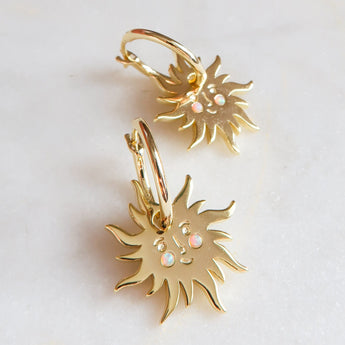 Sun inspired earrings