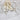 Gold-plated drop earrings with quartz stone